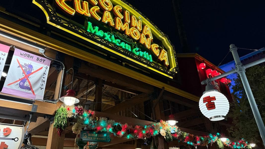 San Fransokyo Square Decorated for Holiday Season 2025