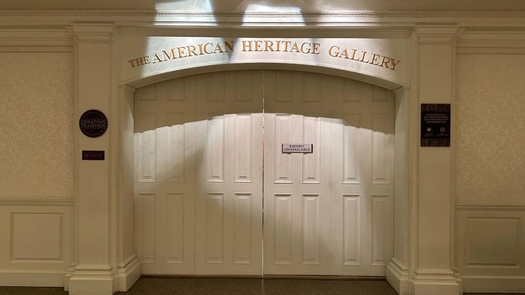 American Adventure Gallery in EPCOT Closed for New ‘Portraits of Courage’ Paintings by George W. Bush