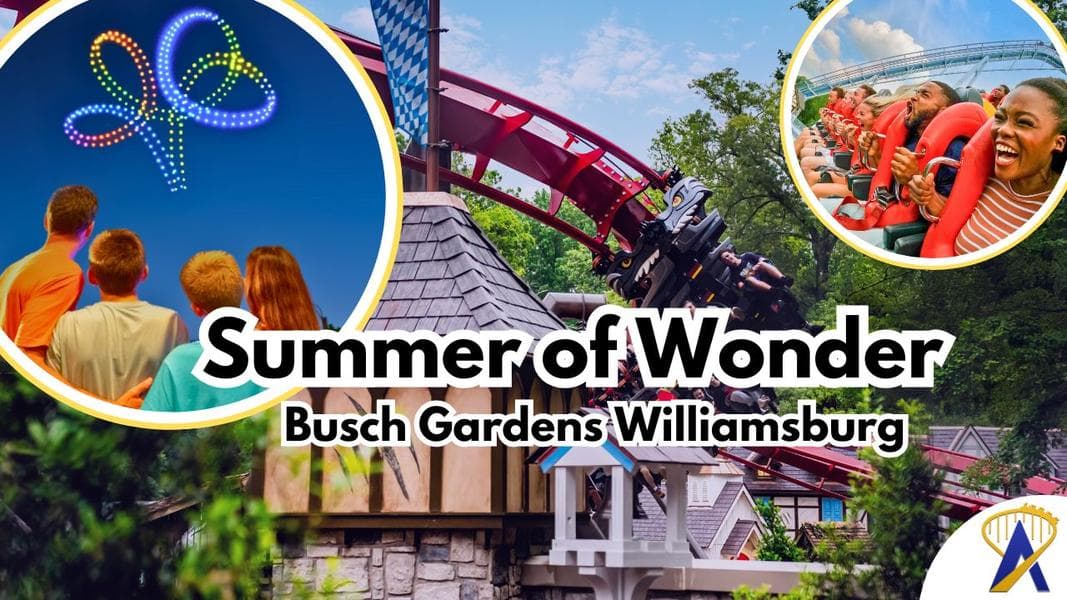Busch Gardens Williamsburg’s Summer of Wonder shows off new Verbolten revamp, drone show and more
