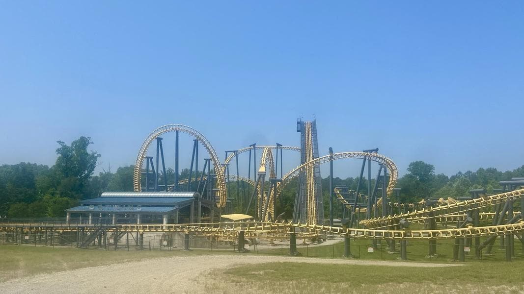 This Six Flags America coaster is already closed as park begins final days