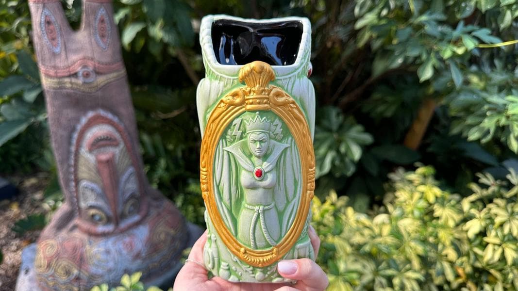 Green Evil Queen Tiki Mug Arrives at Disney’s Polynesian Village Resort