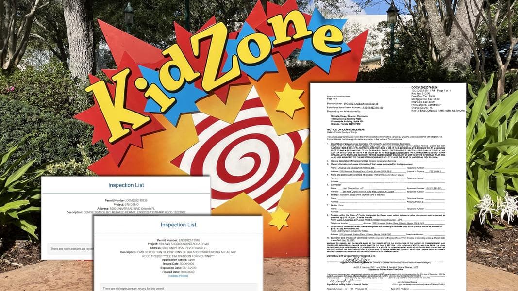 KidZone Demolition Permits Filed for Universal Studios Florida