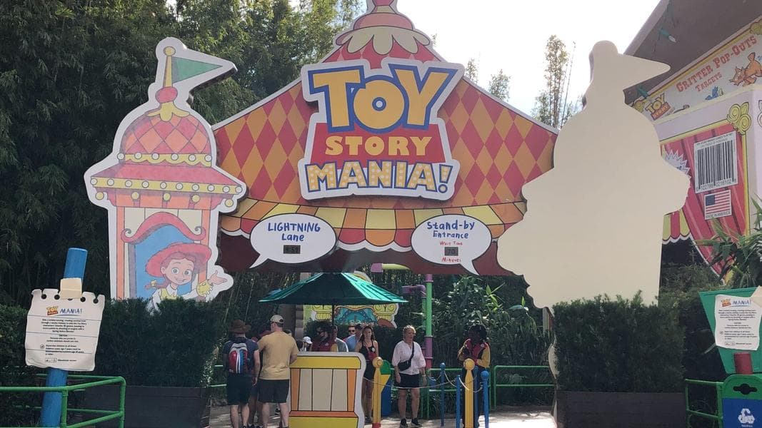 Toy Story Mania Entrance Under Construction at Disney’s Hollywood Studios