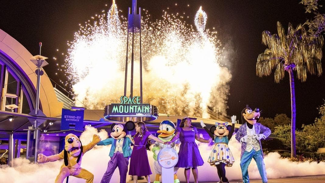 Walt Disney World Celebrates Space Mountain 50th Anniversary with Private Ceremony & Fireworks Launch