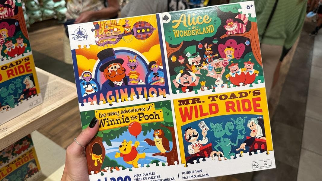 Disney Puzzles Featuring Dreamfinder, Mr. Toad, & Country Bears Debut at Disney Springs