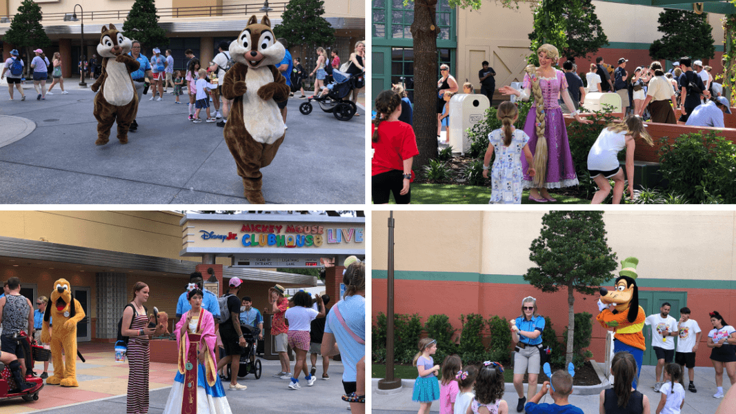 Rapunzel, Goofy, and More Characters Roam Animation Courtyard at Disney’s Hollywood Studios