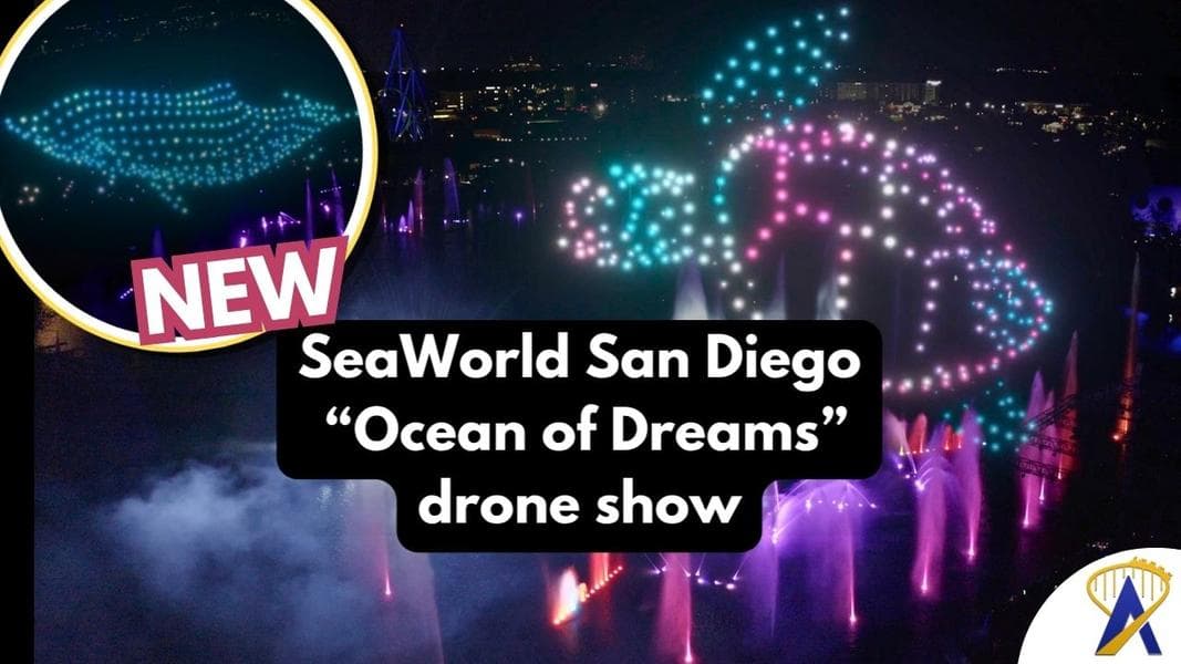 SeaWorld San Diego adds new nighttime drone show to summer lineup