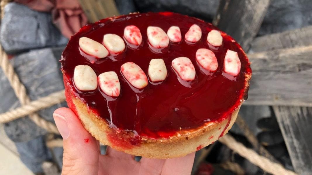 REVIEW: Sink Your Teeth into the New Strawberry Stolen Teeth Tart from the Tribute Store at Universal Studios Florida
