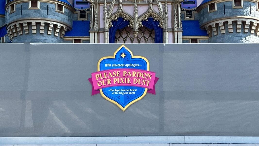 Cinderella Castle Stage Refurbishment Begins at Magic Kingdom