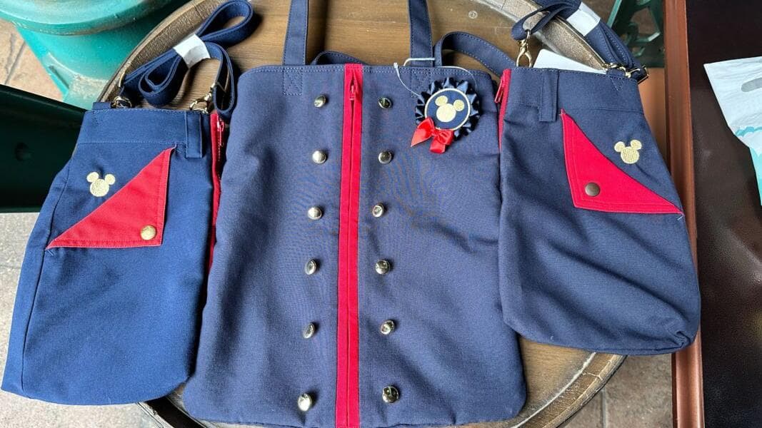 Cast Member Costumes from Nautilus Gifts Repurposed Into Bags Available at Tokyo DisneySea