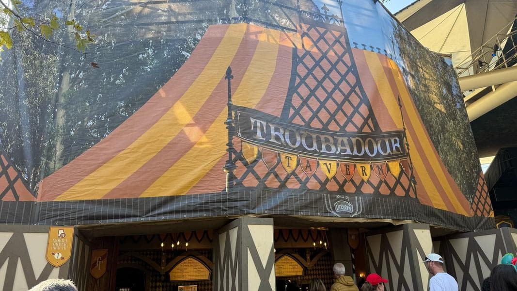 Troubadour Tavern Roof Being Replaced at Disneyland Resort