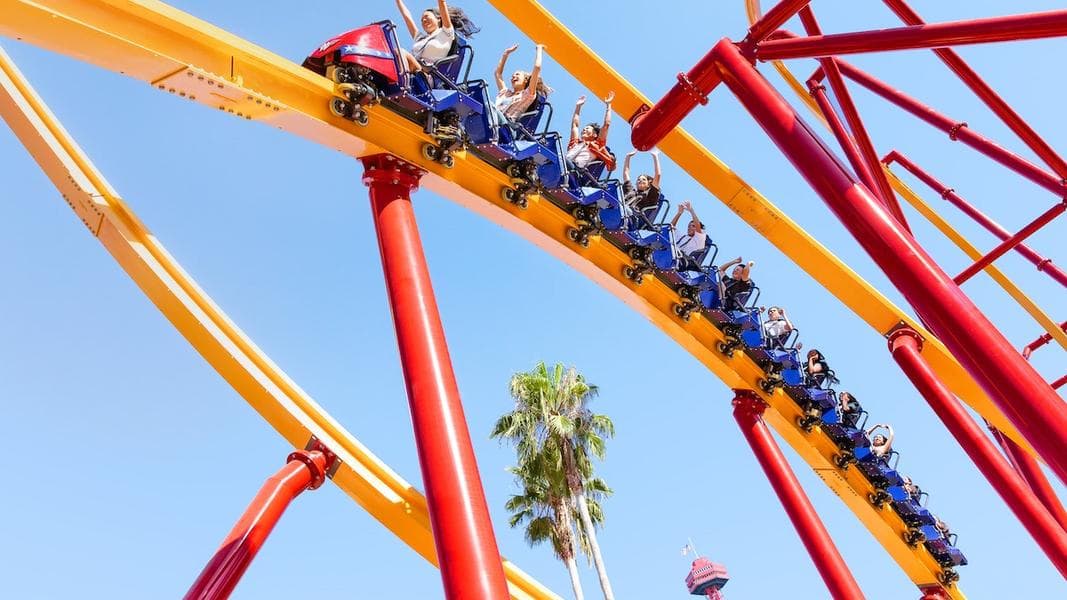 Wonder Woman Flight of Courage now open at Six Flags Magic Mountain