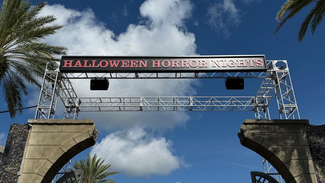 Halloween Horror Nights Entrance Sign, Camp Crystal Lake Food Booth, Toxic Waste, and More Creep in for Halloween Horror Nights 34
