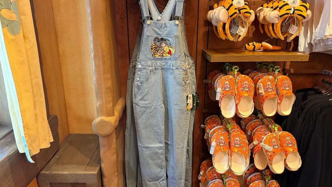 Winnie the Pooh Denim Overalls Arrive at Disneyland