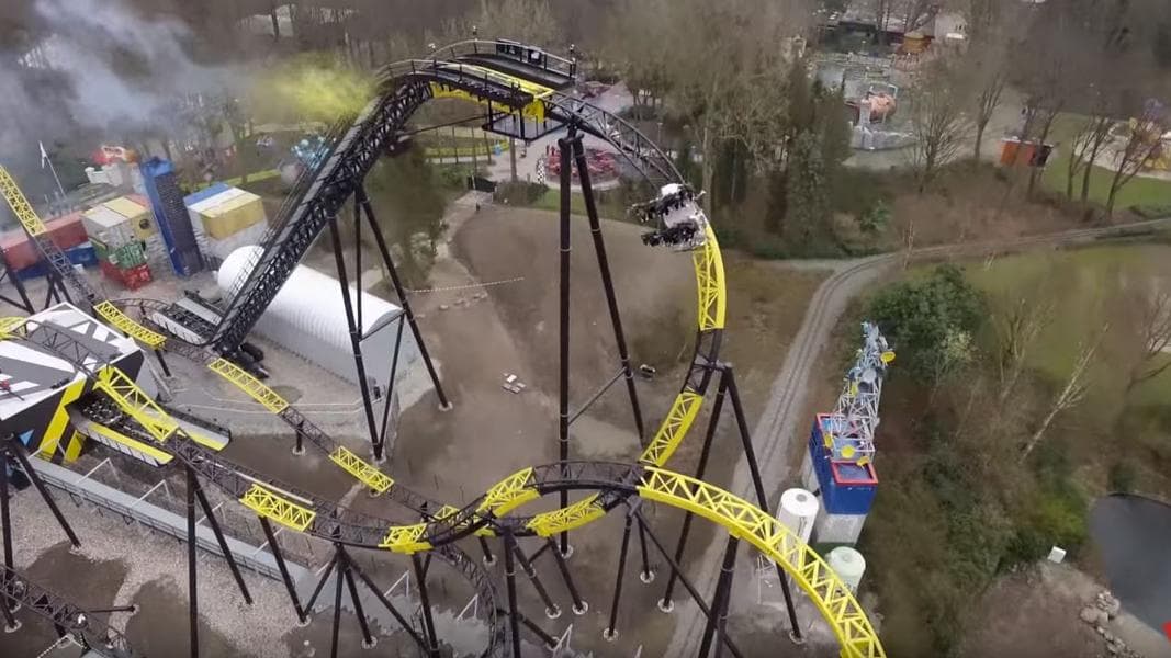 Walibi Holland’s Crazy Lost Gravity Coaster Opens