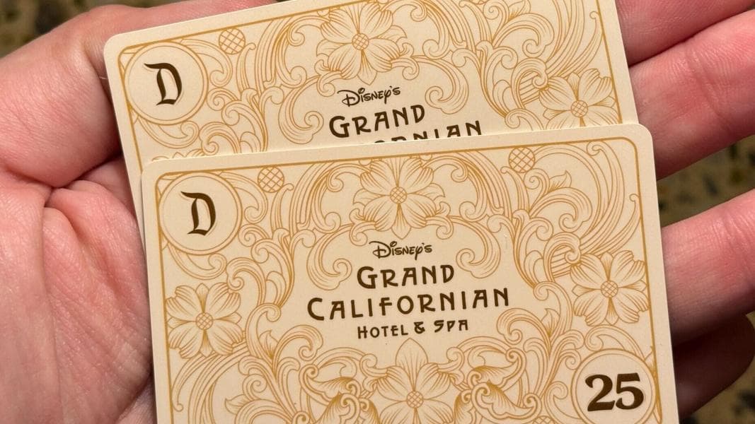 Special Room Keycard Designs for Grand Californian’s 25th Anniversary