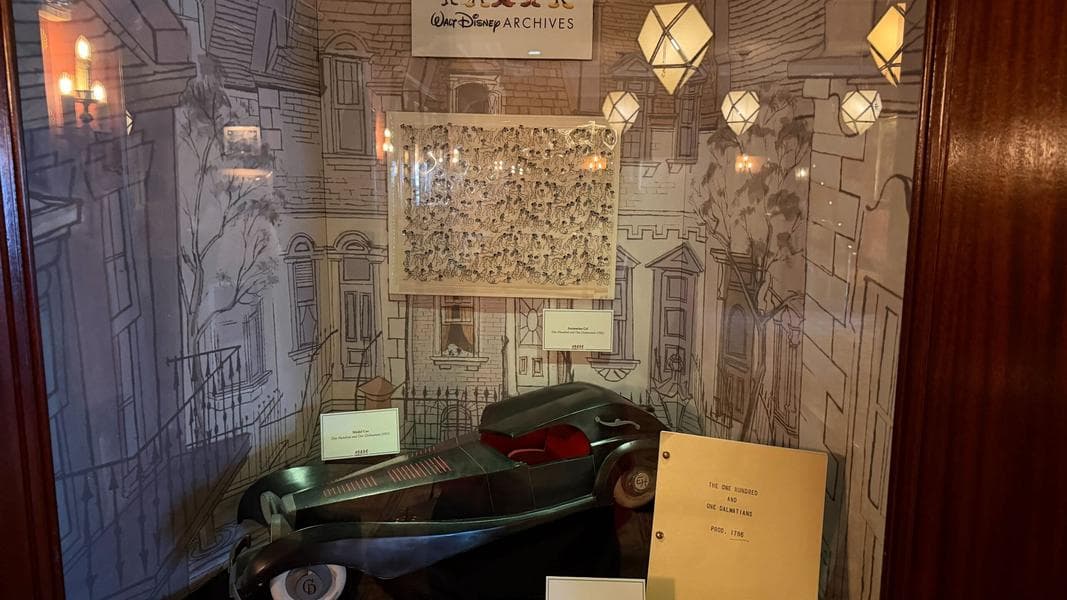 ‘101 Dalmatians’ Walt Disney Archives Display Added to Carthay Circle at Disney California Adventure