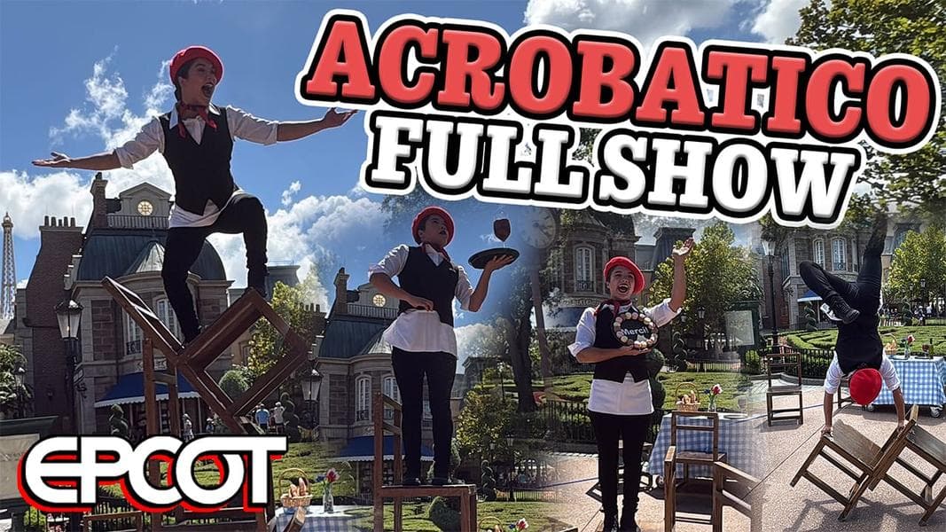 Check Out EPCOT’s Acrobatico! Acrobatic Show