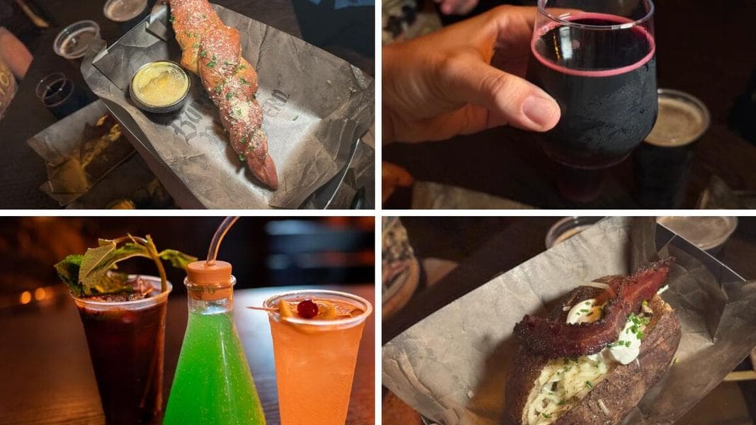 REVIEW: Garlic Bread and Hauntingly Good Drinks  – The Burning Blade Tavern at Epic Universe