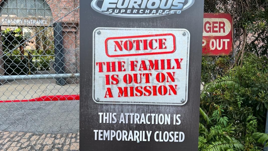 RUMOR: Fast and Furious: Supercharged Closed, Likely Forever