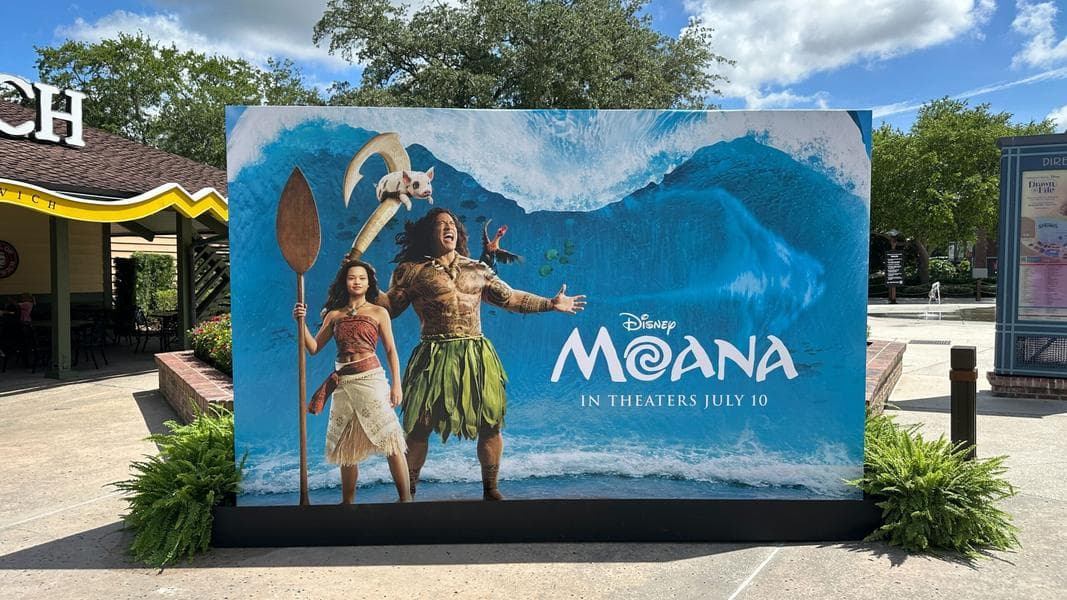 Live-Action ‘Moana’ Photo Op Installed at Disney Springs