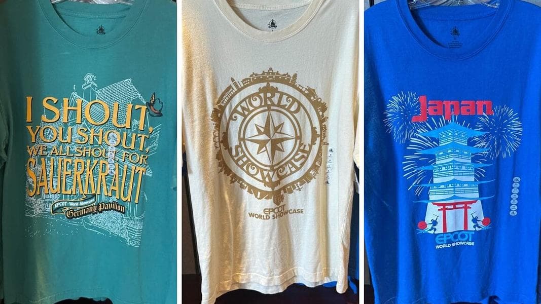 New World Showcase T-Shirt Collection Debuts at EPCOT