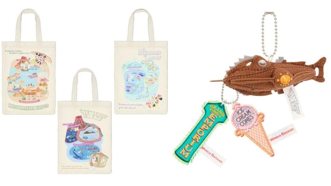 New Map-Inspired Merchandise Featuring Lands & Ports Coming to Tokyo Disney Resort