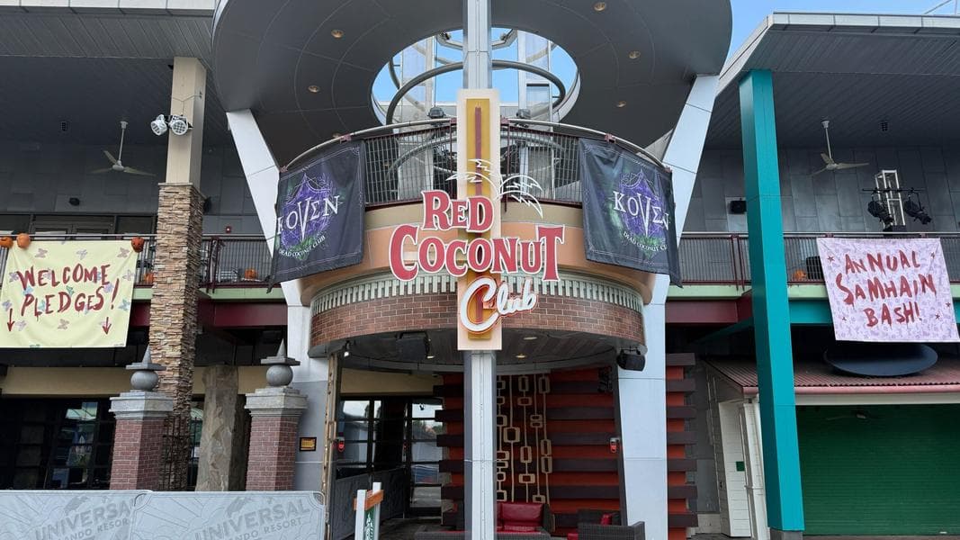 Dead Coconut Club Becomes Witch Coven and More Scare Zone Decorations for Halloween Horror Nights 2025