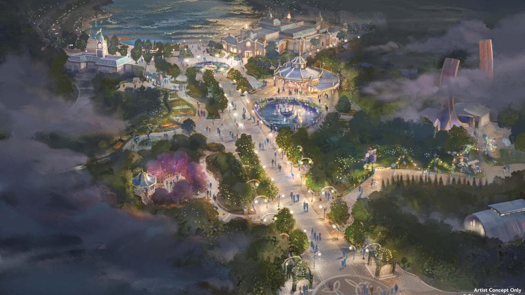 Name and Concept Art Revealed for Disney Adventure World Park Lake Expansion