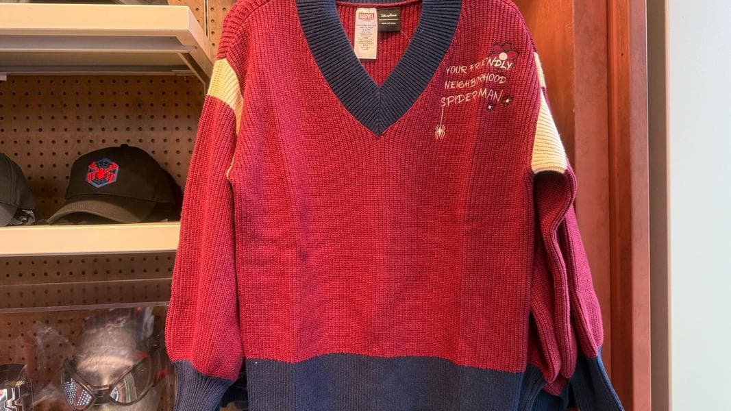 Spider-Man Sweater by Her Universe Available at Disneyland Resort