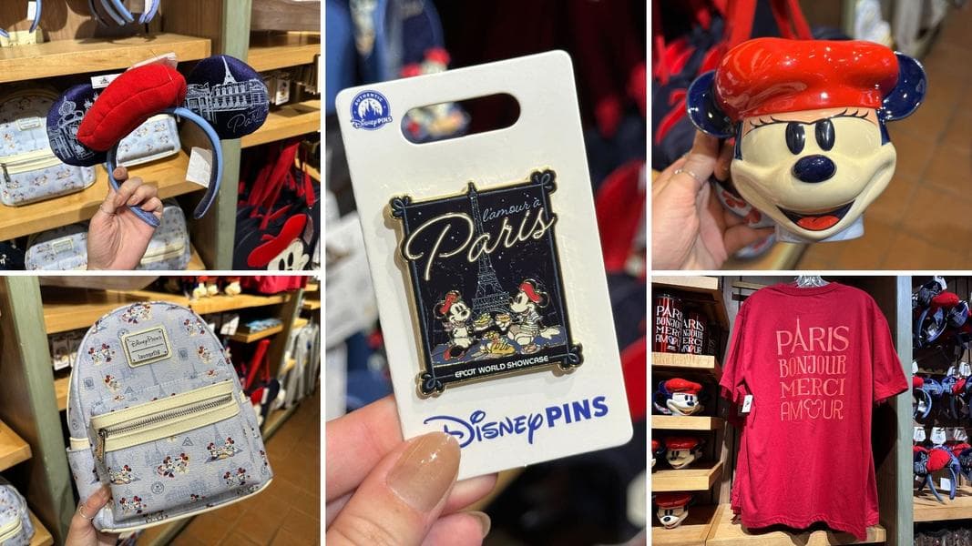 Full List of France Pavilion Mickey & Minnie Merchandise Collection at EPCOT