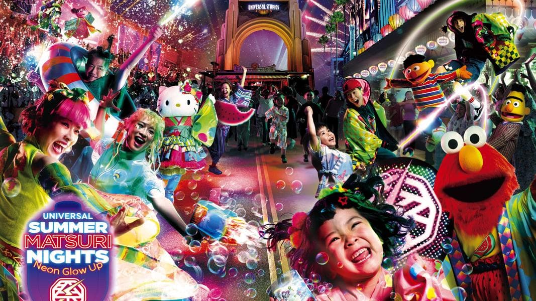 Universal Studios Japan Announces ‘Neon Glow Up’ Summer Festival