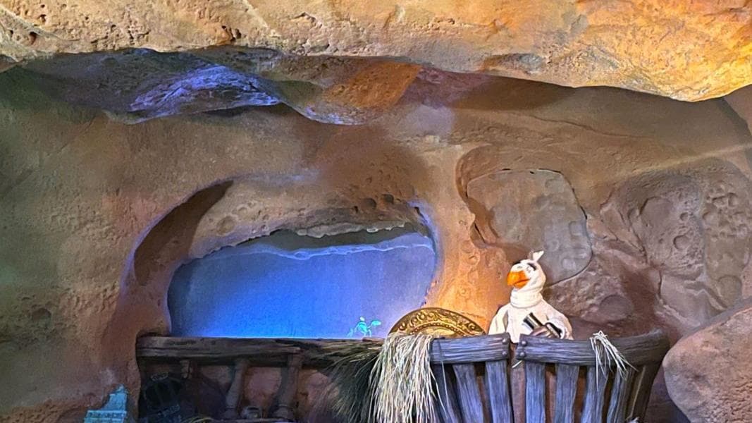 Scuttle Returns to Under the Sea ~ Journey of the Little Mermaid Queue at Magic Kingdom