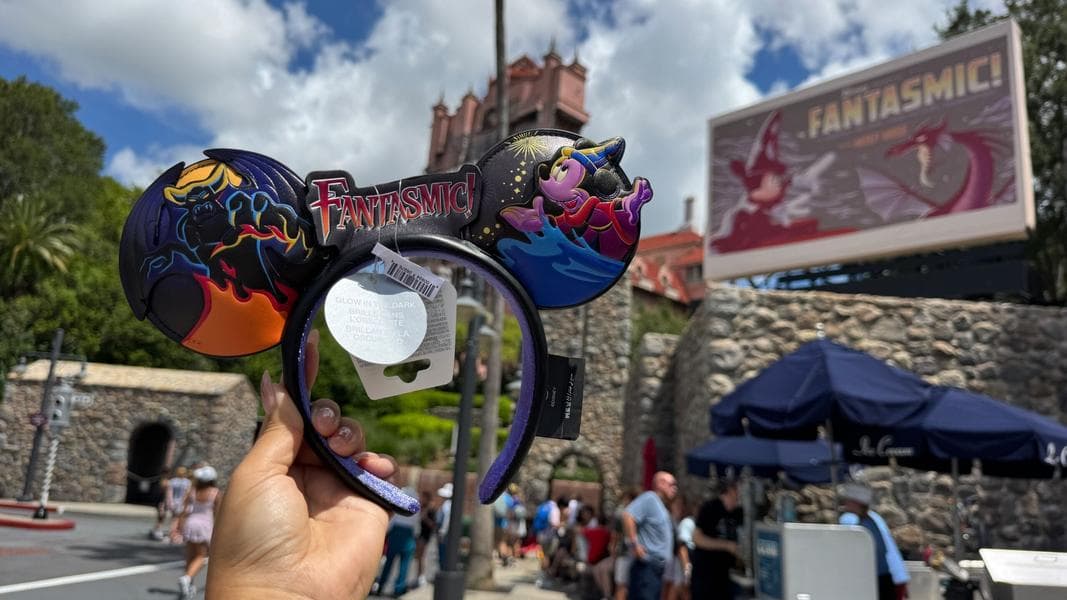 Glow in the Dark Fantasmic Ear Headband at Hollywood Studios