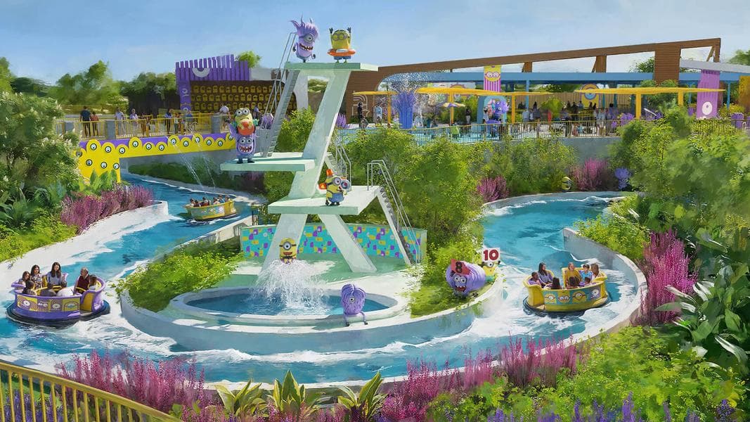 Minions vs. Minions: Bello Bay Club Concept Art for Universal Kids Resort