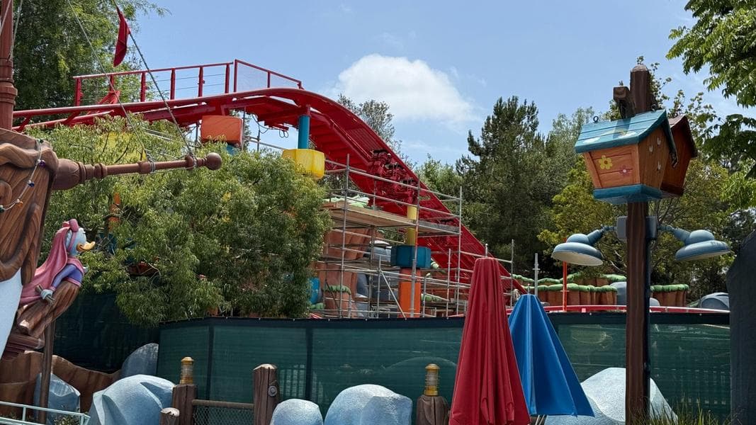 Chip ‘n’ Dale’s GADGETcoaster Now Closed for Refurbishment at Disneyland Park
