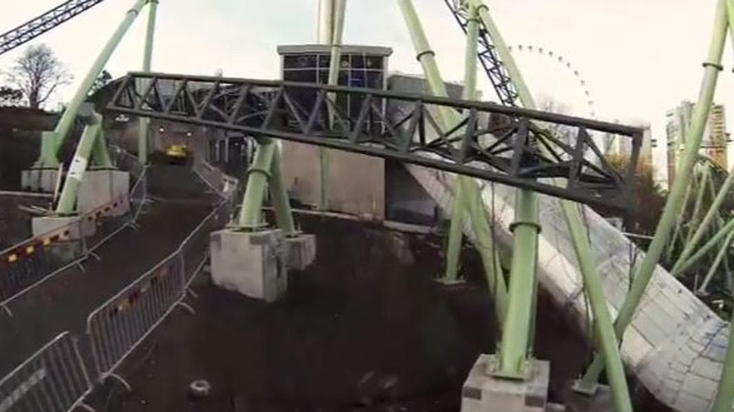Video Construction Tour of Liseberg’s Helix