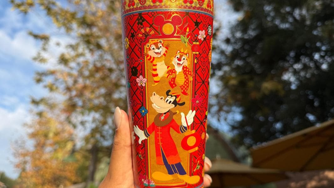 Lunar New Year 2026 Tumbler and Straw Clip Arrive at Disneyland Resort