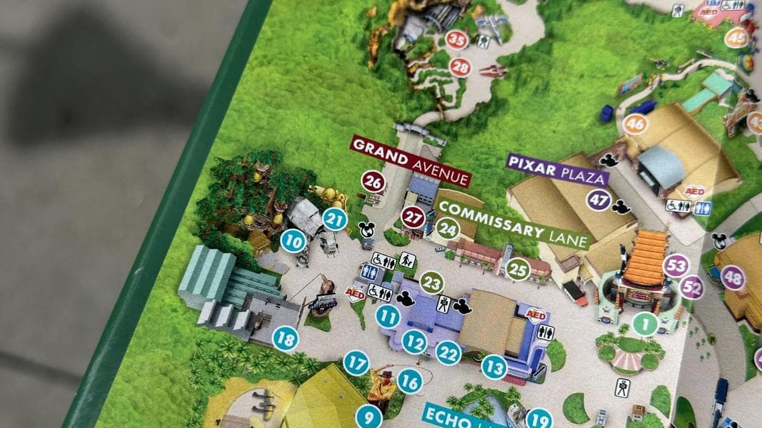BREAKING: Updated Disney’s Hollywood Studios Guidemap with No MuppetVision 3D Released Early