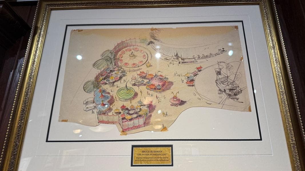 New Bruce Bushman Original Fantasyland Concept Art Available at Disneyland