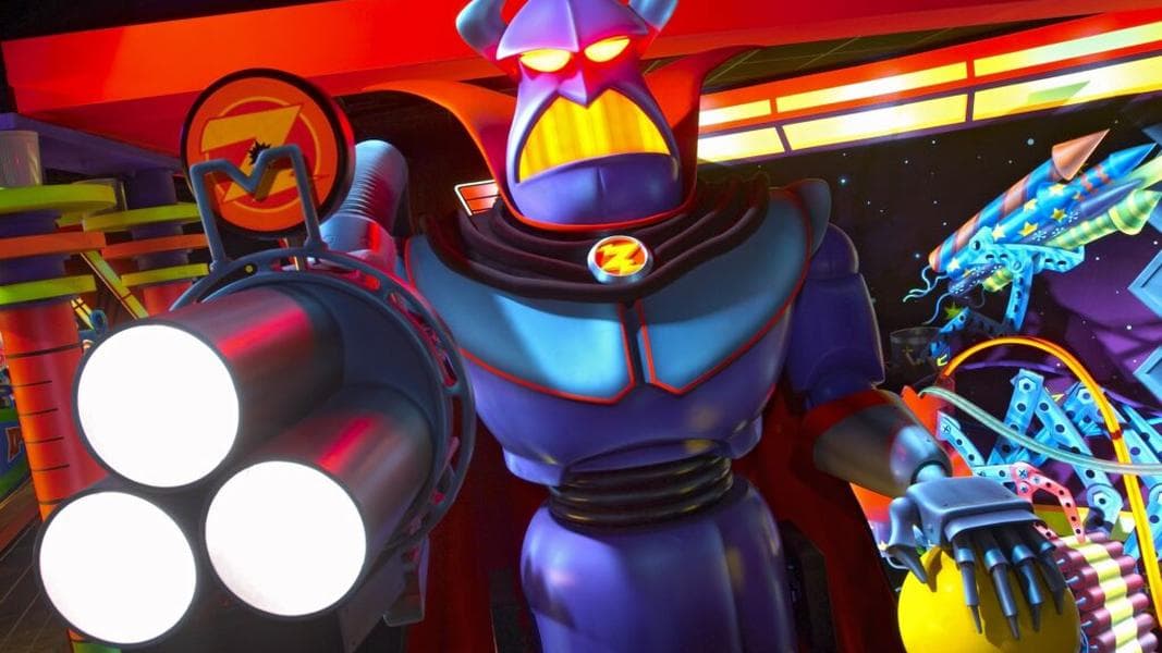 Buzz Lightyear Laser Blast renovation during summer in Disneyland Paris