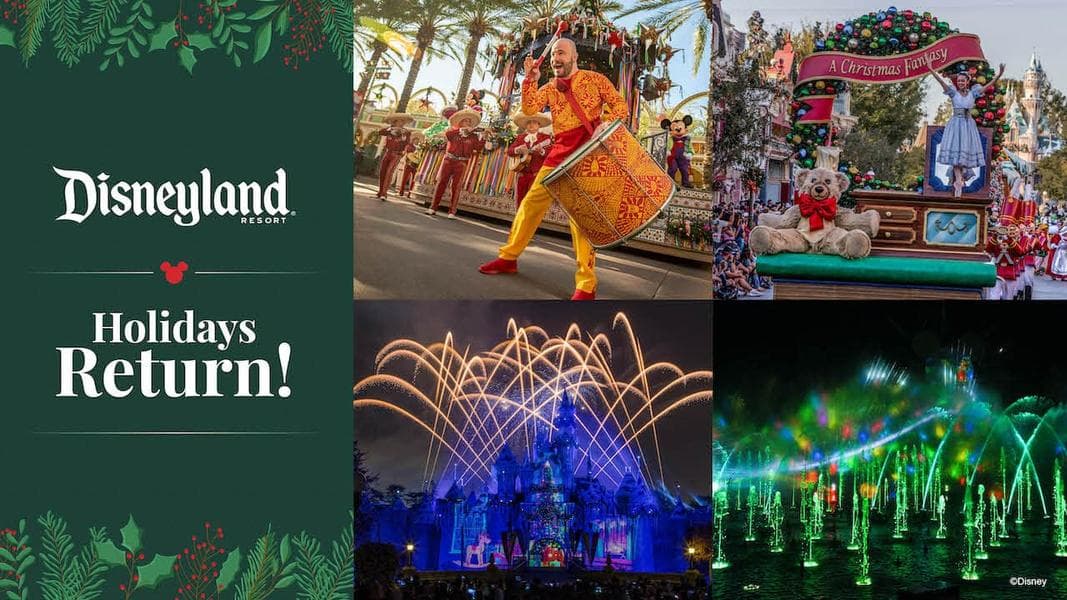 “Holidays at Disneyland Resort” Dates Announced, Full List of Entertainment and Ride Overlays