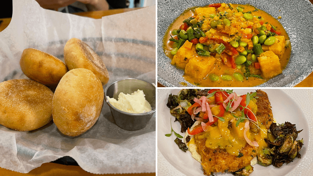 REVIEW: Tasty Mahi Mahi and Spicy Coconut Curry Tofu at Olivia’s Cafe in Disney’s Old Key West Resort