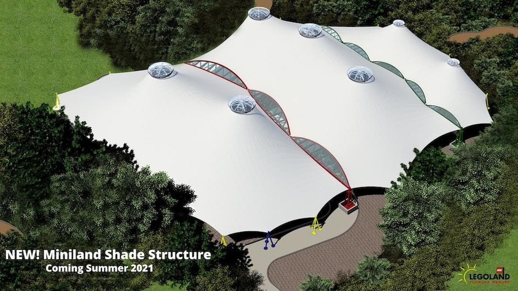 Legoland Florida announces new shade structure for Miniland USA