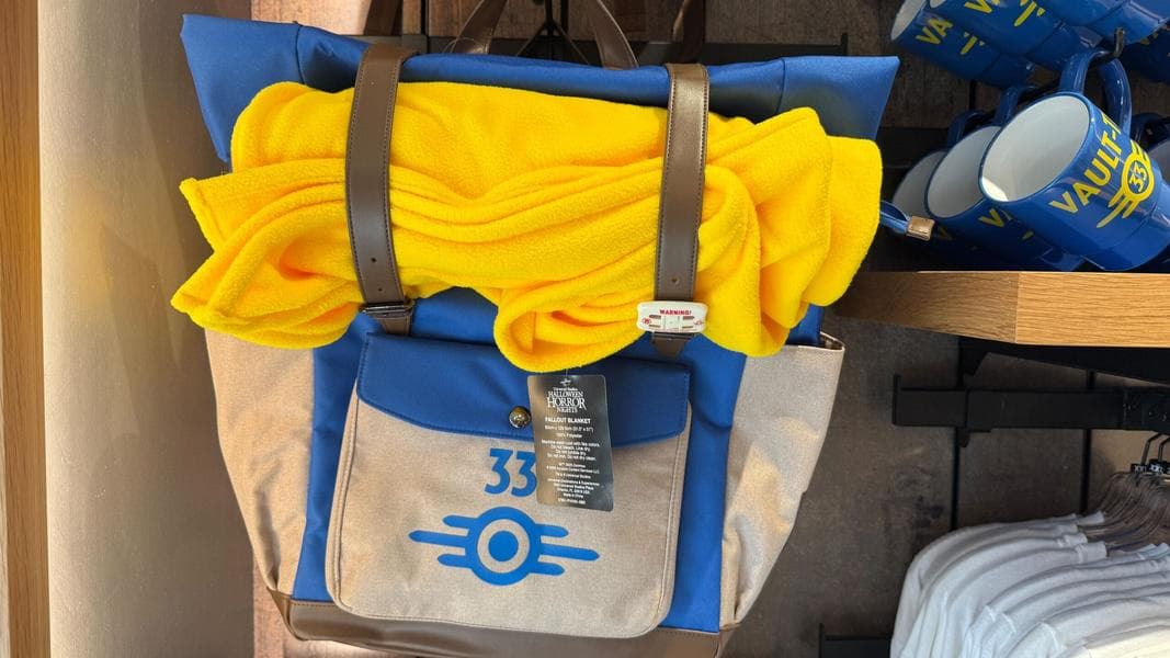 Fallout Backpack & Blanket Set Finally Available at Universal Orlando Resort