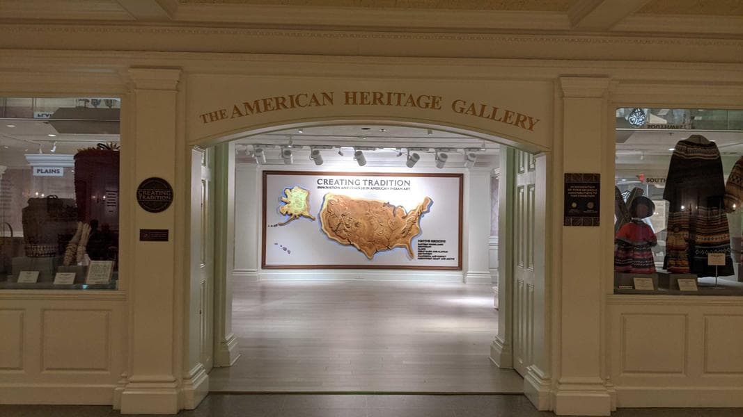 Native American Art Exhibit in American Adventure at EPCOT Closing for George W. Bush Veteran Paintings