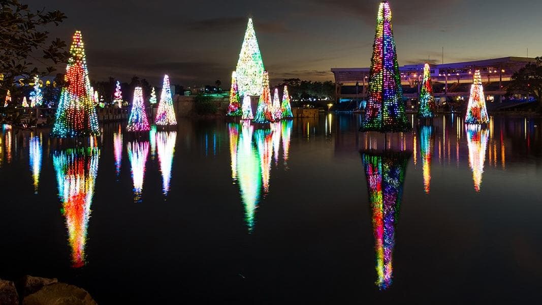 Top 5 Christmas Light Displays at Orlando Theme Parks