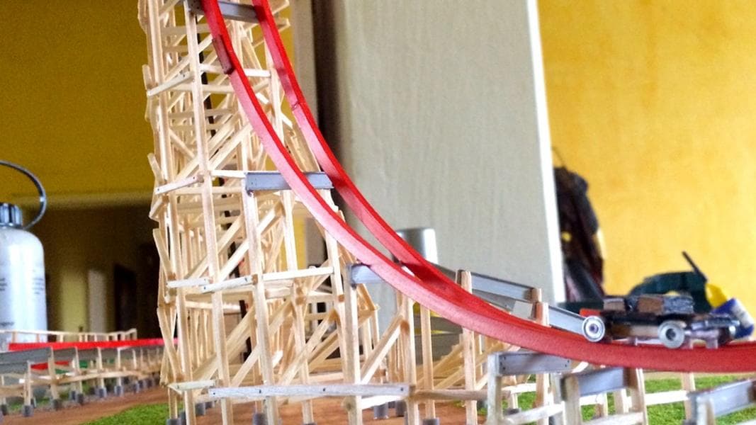 Rocky Mountain Construction Models by Brad Corben