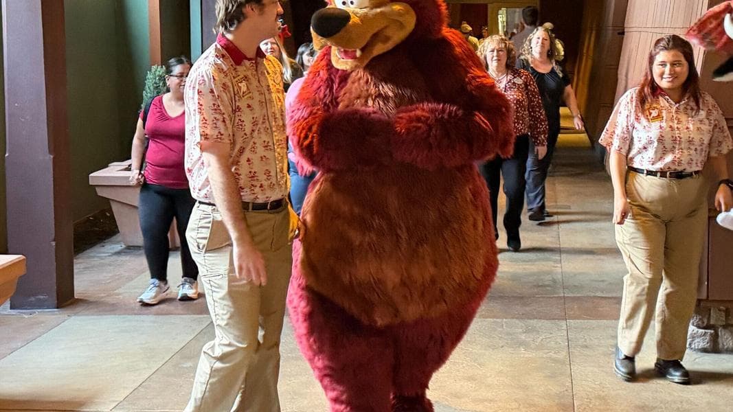 Humphrey the Bear Makes His Disney Parks Debut