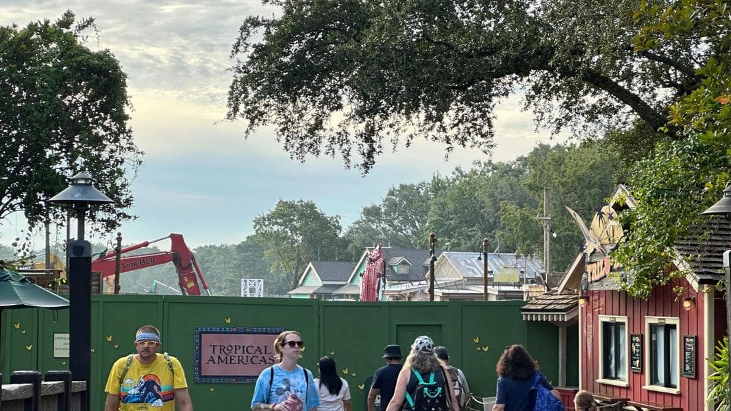 The Boneyard Reduced to Rubble, Bridge Demolished in DinoLand at Animal Kingdom